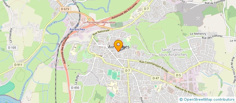 localisation de l'entreprise CAISSE EPARGNE AVRANCHES  AVRANCHES