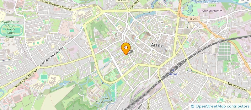 localisation de l'entreprise CAISSE EPARGNE & ENTRAIDE DIOCES ARRAS à ARRAS