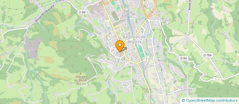 localisation de l'entreprise CAISSE EPARGNE ET PREVOYANCE DE BAGNERES à BAGNERES-DE-BIGORRE