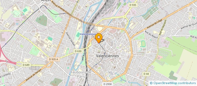 localisation de l'entreprise CAISSE EPARGNE & PREVOYANCE DU HAINAUT à VALENCIENNES