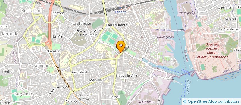 localisation de l'entreprise CAISSE EPARGNE PREVOYANCE MORBIHAN à LORIENT