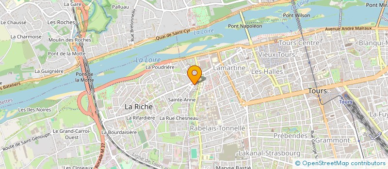 localisation de l'entreprise CAISSE FEDERALE CREDIT MUTUEL à LA RICHE