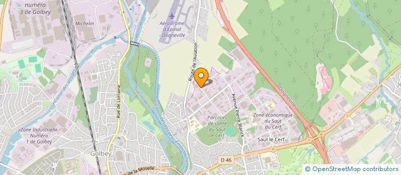 localisation de l'entreprise CAISSE LOC CREDIT AGRI MUT MONTAGNE NORD  EPINAL