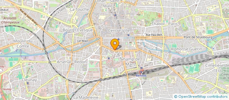 localisation de l'entreprise CAISSE LOC CREDIT AGRIC HABITAT CONSEIL  RENNES