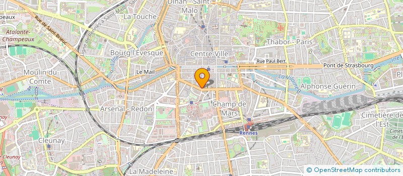 localisation de l'entreprise CAISSE LOC CREDIT AGRICOLE PIPRIAC  RENNES