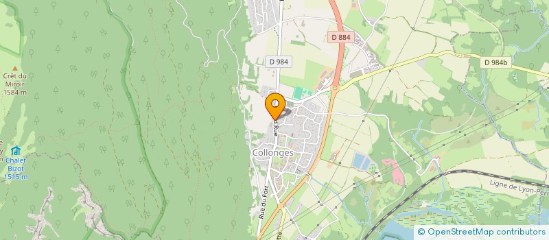 localisation de l'entreprise CAISSE LOCA CRED AGRIC MUTUEL COLLONGES  COLLONGES