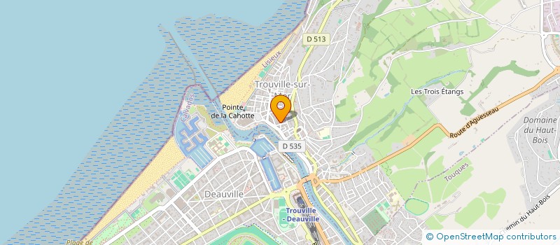 localisation de l'entreprise CAISSE LOCAL CREDIT MUTUEL TROUVILLE-MER  TROUVILLE-SUR-MER