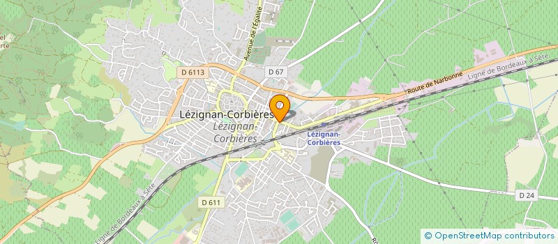 localisation de l'entreprise CAISSE LOCALE A M A à LEZIGNAN-CORBIERES