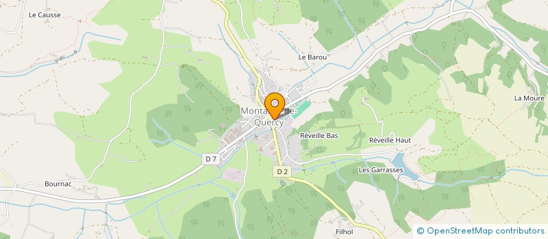localisation de l'entreprise CAISSE LOCALE CA QUERCY PAYS DE SERRES à MONTAIGU-DE-QUERCY