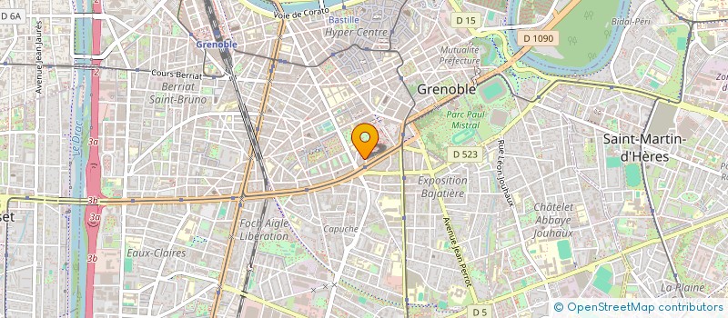 localisation de l'entreprise CAISSE LOCALE CAM GRENOBLE ET ENVIRONS à GRENOBLE