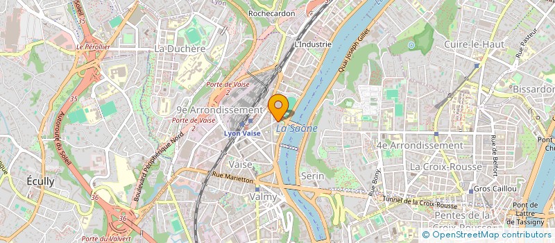 localisation de l'entreprise CAISSE LOCALE CAM RIVE DROITE 5EME 9EME  LYON