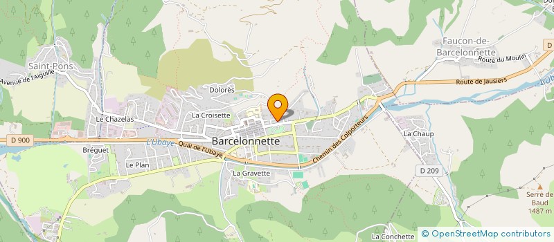 localisation de l'entreprise CAISSE LOCALE CRE AGR BARCELONNETTE  BARCELONNETTE