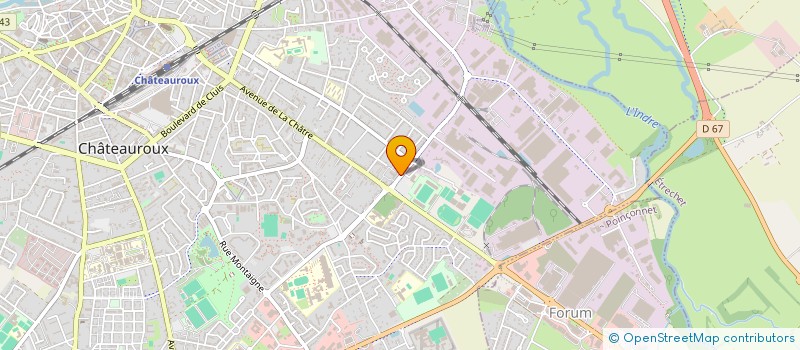 localisation de l'entreprise CAISSE LOCALE CRED AGRIC MUT CHATEAUROUX à CHATEAUROUX