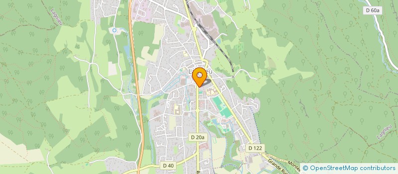 localisation de l'entreprise CAISSE LOCALE CREDIT AGR LAGNIEU  LAGNIEU