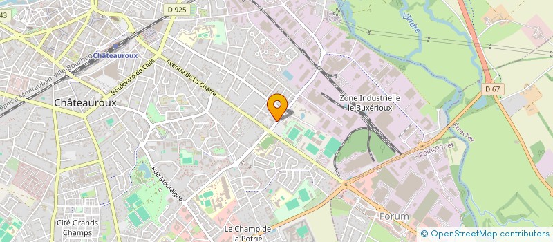 localisation de l'entreprise CAISSE LOCALE CREDIT AGRIC MUT ARDENTES à CHATEAUROUX