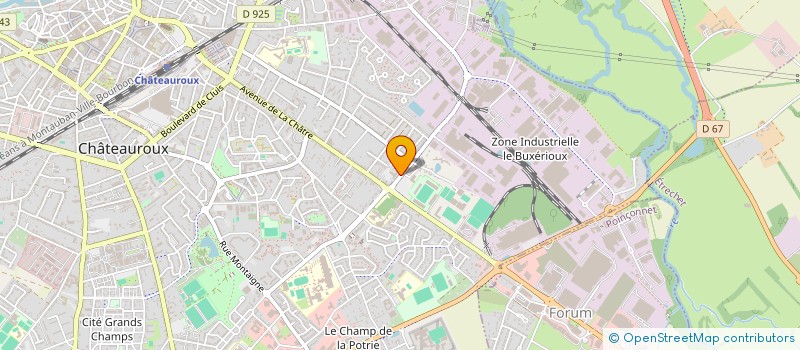 localisation de l'entreprise CAISSE LOCALE CREDIT AGRIC MUT ECUEILLE à CHATEAUROUX