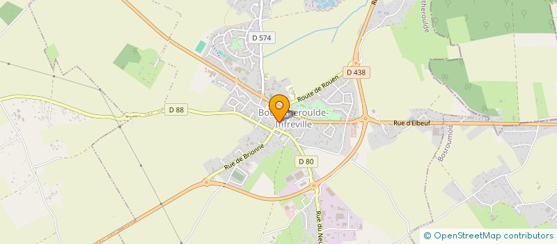 localisation de l'entreprise CAISSE LOCALE CREDIT AGRIC MUT ROUMOIS  GRAND BOURGTHEROULDE