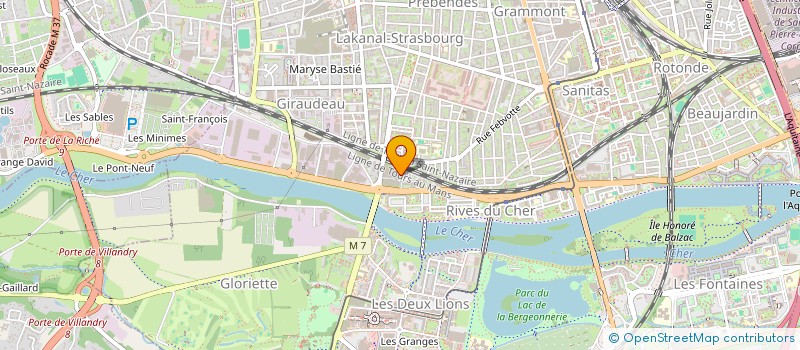 localisation de l'entreprise CAISSE LOCALE CREDIT AGRIC MUT VAL LOIRE  TOURS