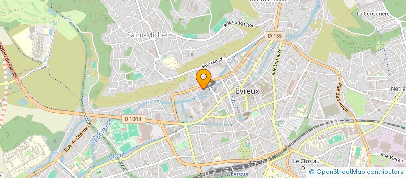 localisation de l'entreprise CAISSE LOCALE CREDIT AGRIC MUTUEL EVREUX  EVREUX