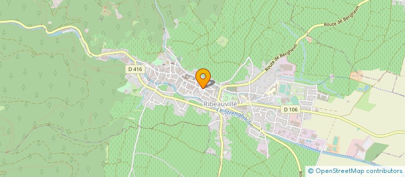 localisation de l'entreprise CAISSE LOCALE CREDIT AGRIC MUTUEL RIBEAU  RIBEAUVILLE