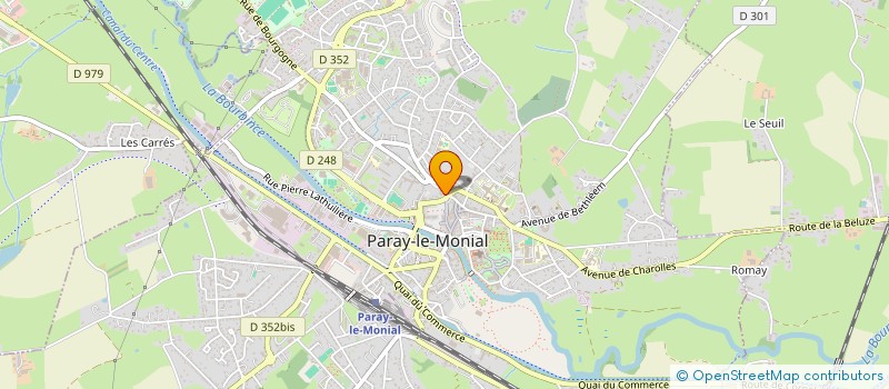 localisation de l'entreprise CAISSE LOCALE CREDIT AGRIC PARAY ST YAN  PARAY-LE-MONIAL