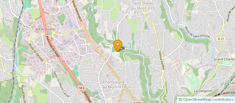 localisation de l'entreprise CAISSE LOCALE CREDIT AGRICOL MUT DECINES  CHAMPAGNE-AU-MONT-D OR