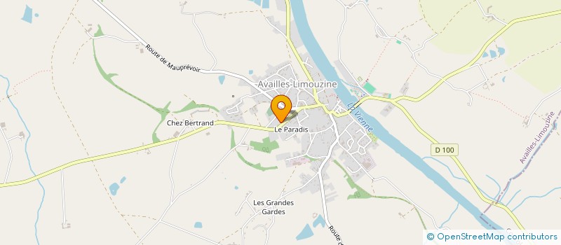 localisation de l'entreprise CAISSE LOCALE CREDIT AGRICOLE à AVAILLES-LIMOUZINE