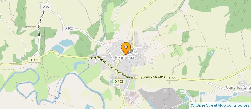 localisation de l'entreprise CAISSE LOCALE CREDIT AGRICOLE  BEAURIEUX