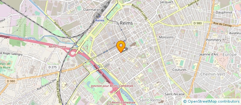 localisation de l'entreprise CAISSE LOCALE CREDIT AGRICOLE  REIMS