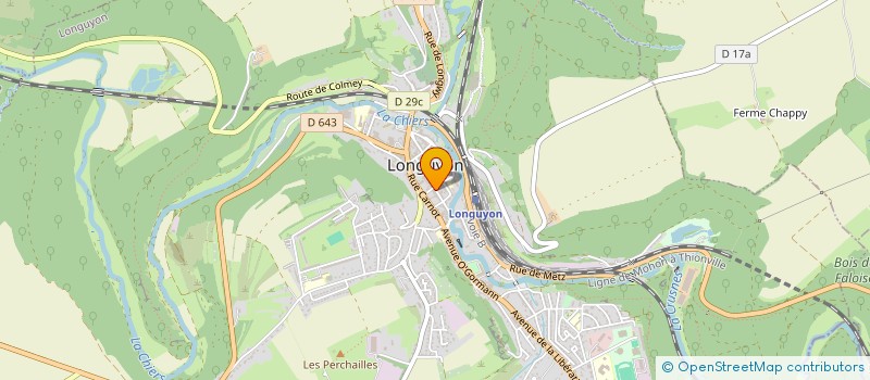 localisation de l'entreprise CAISSE LOCALE CREDIT AGRICOLE  LONGUYON