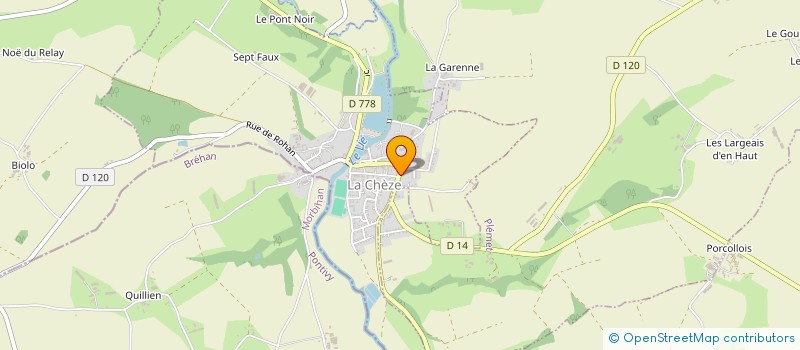 localisation de l'entreprise CAISSE LOCALE CREDIT AGRICOLE  LA CHEZE