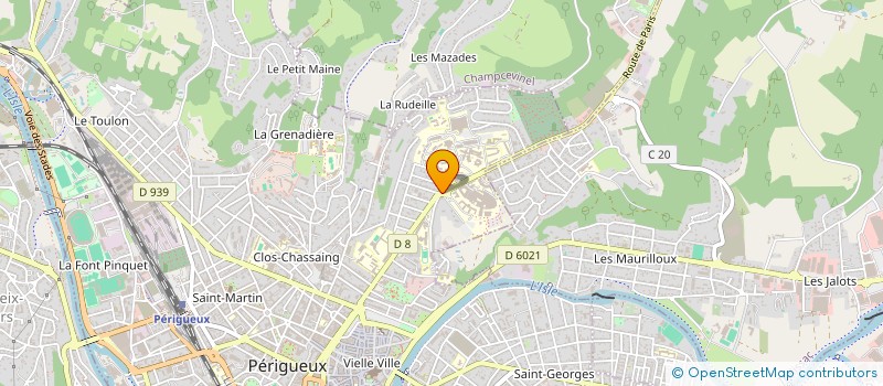 localisation de l'entreprise CAISSE LOCALE CREDIT AGRICOLE  PERIGUEUX