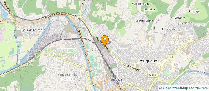 localisation de l'entreprise CAISSE LOCALE CREDIT AGRICOLE  PERIGUEUX