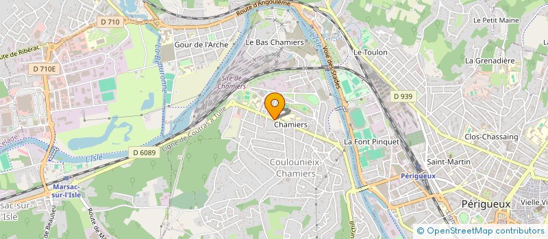 localisation de l'entreprise CAISSE LOCALE CREDIT AGRICOLE  COULOUNIEIX-CHAMIERS