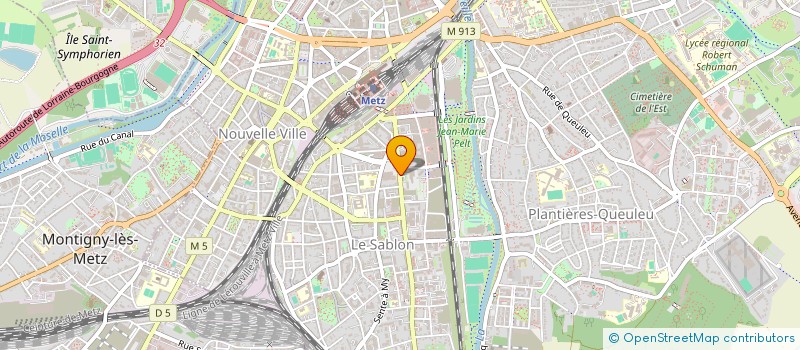 localisation de l'entreprise CAISSE LOCALE CREDIT AGRICOLE  METZ