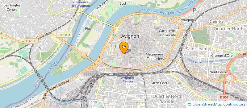 localisation de l'entreprise CAISSE LOCALE CREDIT AGRICOLE  AVIGNON