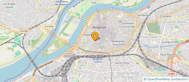 localisation de l'entreprise CAISSE LOCALE CREDIT AGRICOLE  AVIGNON