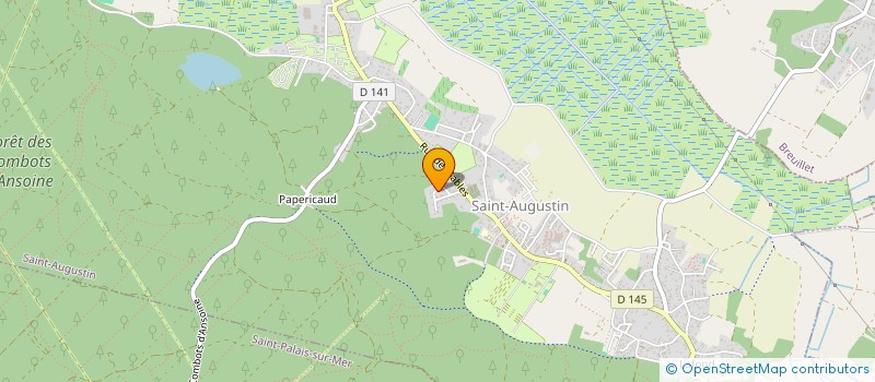 localisation de l'entreprise CAISSE LOCALE CREDIT AGRICOLE BEAUVAIS MATHA  LES MATHES