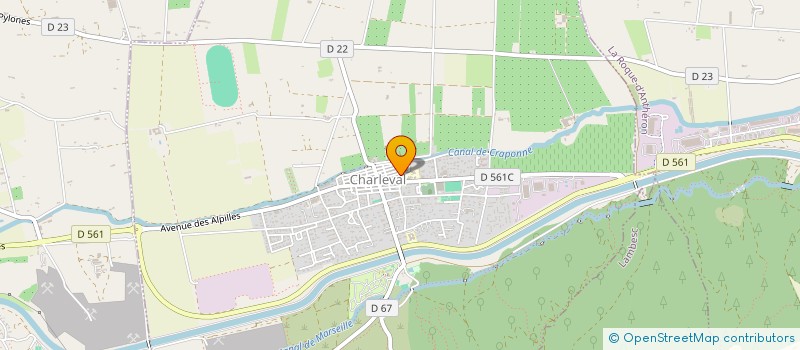 localisation de l'entreprise CAISSE LOCALE CREDIT AGRICOLE CHARLEVAL  CHARLEVAL