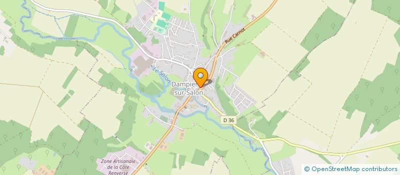 localisation de l'entreprise CAISSE LOCALE CREDIT AGRICOLE DAMPIERRE  DAMPIERRE-SUR-SALON
