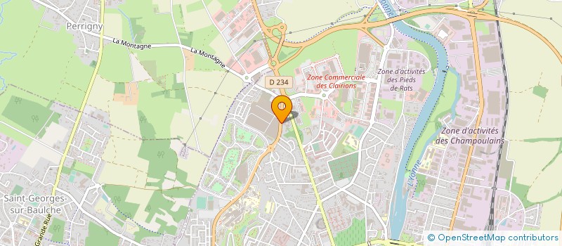 localisation de l'entreprise CAISSE LOCALE CREDIT AGRICOLE DE CHARNY  AUXERRE