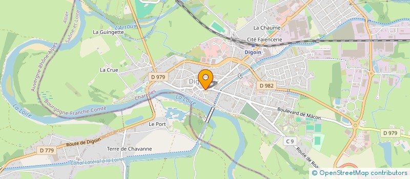 localisation de l'entreprise CAISSE LOCALE CREDIT AGRICOLE DE DIGOIN  DIGOIN