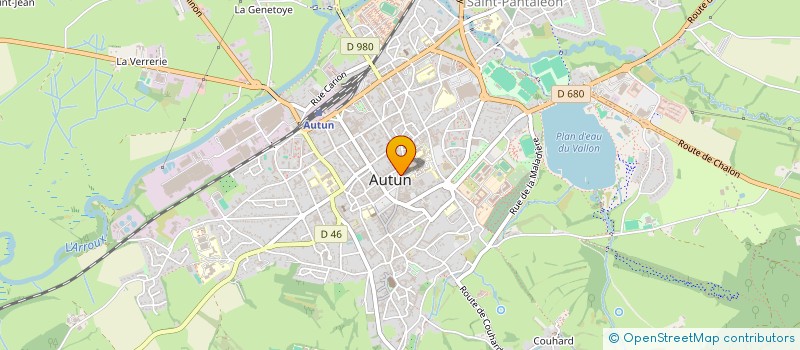 localisation de l'entreprise CAISSE LOCALE CREDIT AGRICOLE L AUTUNOIS  AUTUN