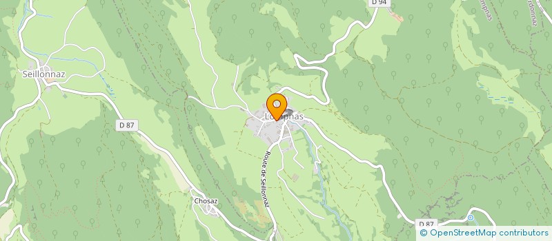 localisation de l'entreprise CAISSE LOCALE CREDIT AGRICOLE LHUIS  LHUIS