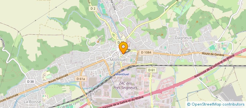 localisation de l'entreprise CAISSE LOCALE CREDIT AGRICOLE MONTLUEL  MONTLUEL