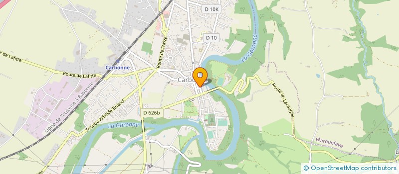 localisation de l'entreprise CAISSE LOCALE CREDIT AGRICOLE MUTUEL  CARBONNE