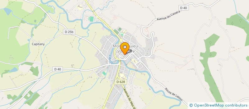 localisation de l'entreprise CAISSE LOCALE CREDIT AGRICOLE MUTUEL  MONTESQUIEU-VOLVESTRE