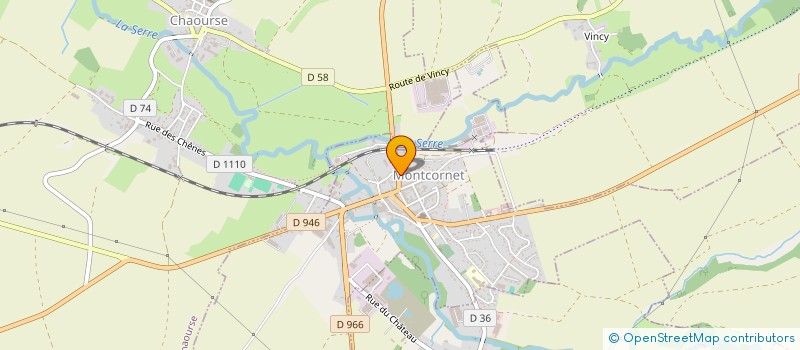 localisation de l'entreprise CAISSE LOCALE CREDIT AGRICOLE MUTUEL  MONTCORNET