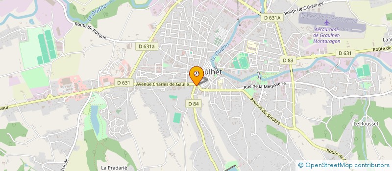 localisation de l'entreprise CAISSE LOCALE CREDIT AGRICOLE MUTUEL  GRAULHET