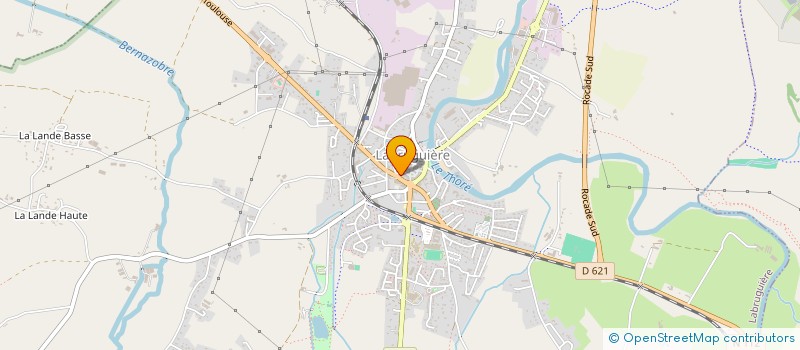 localisation de l'entreprise CAISSE LOCALE CREDIT AGRICOLE MUTUEL  LABRUGUIERE